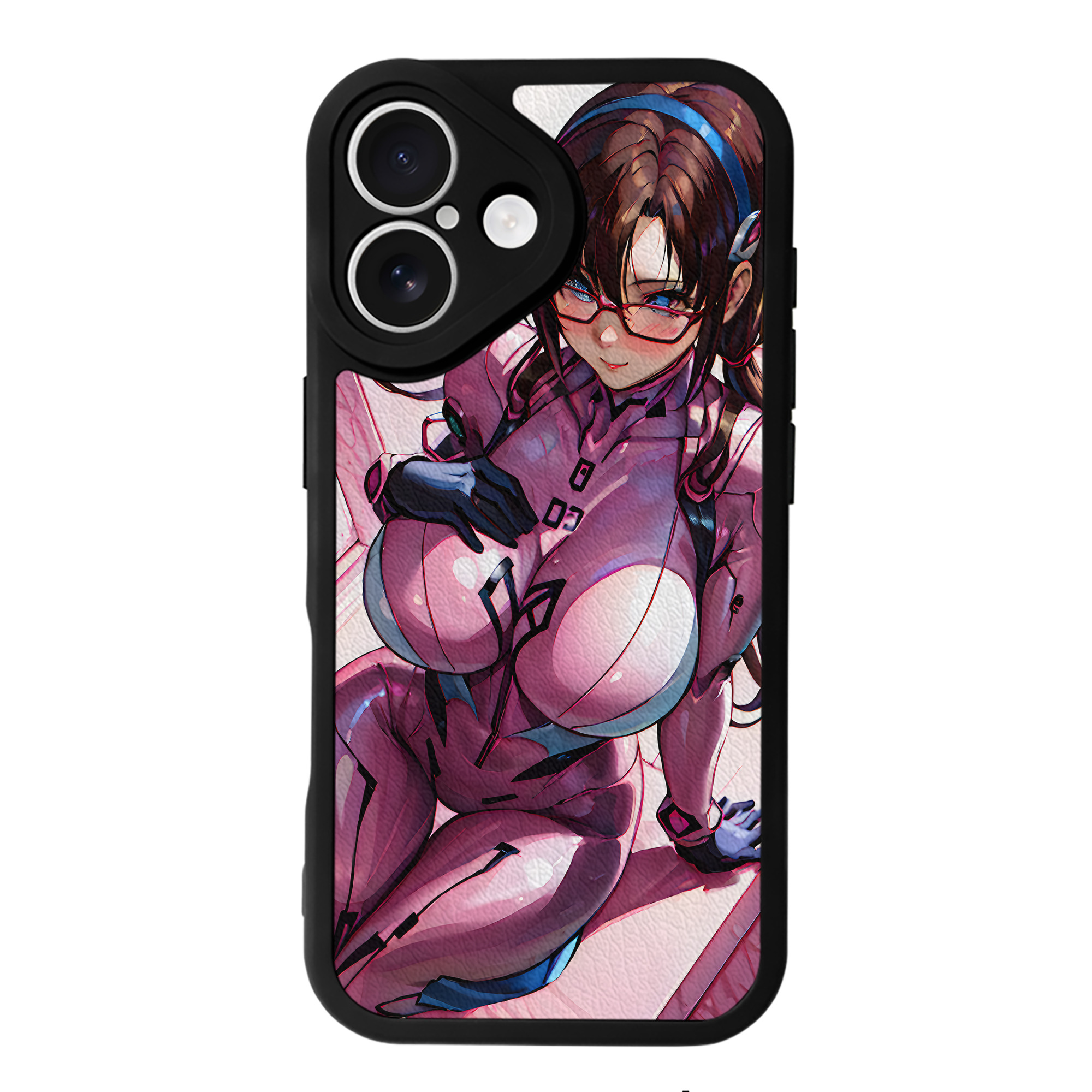 （画像用） EVA 新世紀エヴァンゲリオン 【iPhone 16シリーズ対応】シリコンスマホケース（レザー調） 材質：シリコン